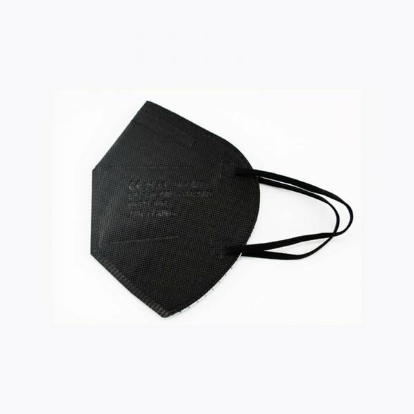 10 x cofi1453FFP2 maschera respiratoria maschera facciale a 5 strati protezione bocca naso CE 2163, nera