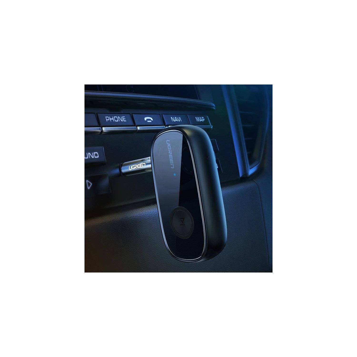 Ricevitore audio Bluetooth 5.0 AUX mini jack aptX per cuffie nero-2