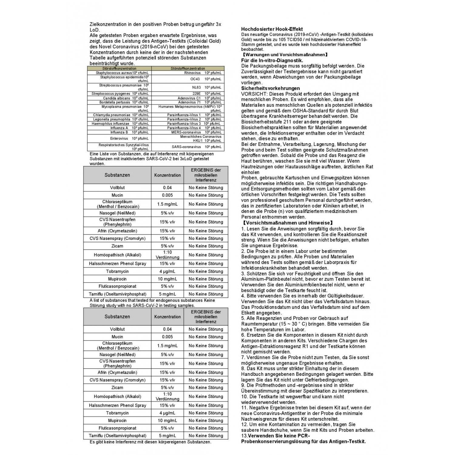 100x NORMAN Covid 19 Antigene Test Rapido Tampone Nasale Gola Test Rapido BfArM AT462/22-4