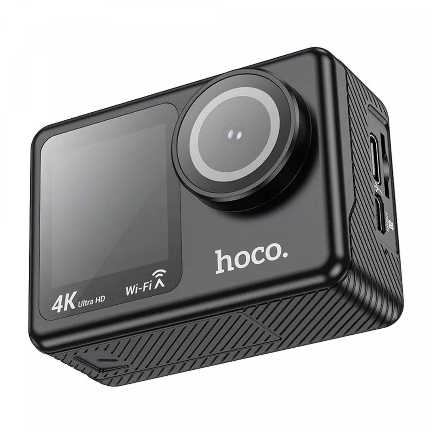 Telecamera sportiva HOCO con due schermi 1.3 + 2 telecamera portatile DV101 nera-2