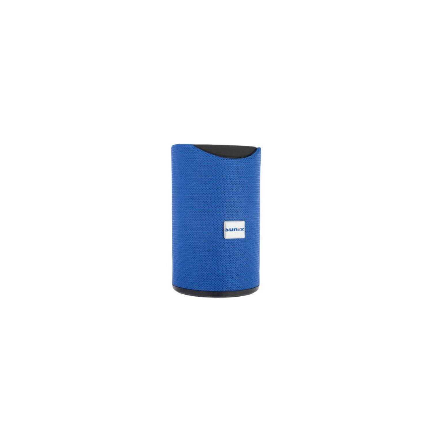 Altoparlante Bluetooth portatile 360 ​​Stereo Surround Aux Lunga durata blu-0