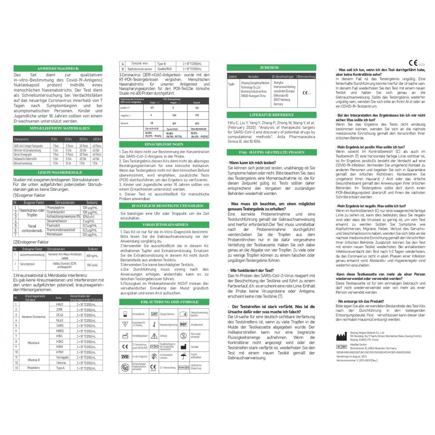 10 test antigenici Hotgen Coronavirus (2019-nCov) / autotest / confezionati singolarmente-4