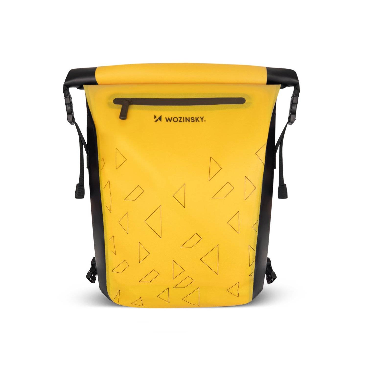 zaino da bicicletta impermeabile con borsa da bicicletta con telaio 2in1 23L giallo-0