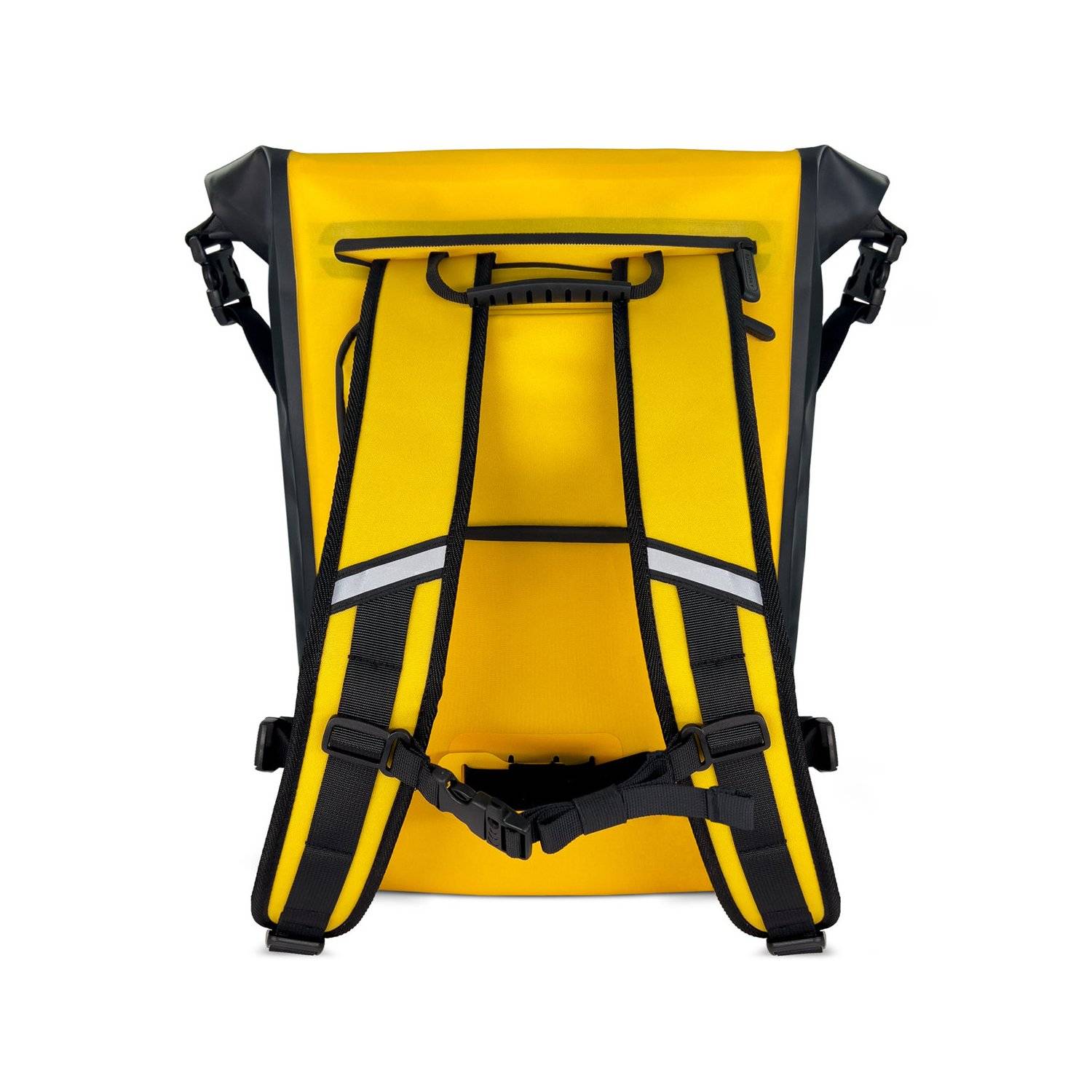 zaino da bicicletta impermeabile con borsa da bicicletta con telaio 2in1 23L giallo-2