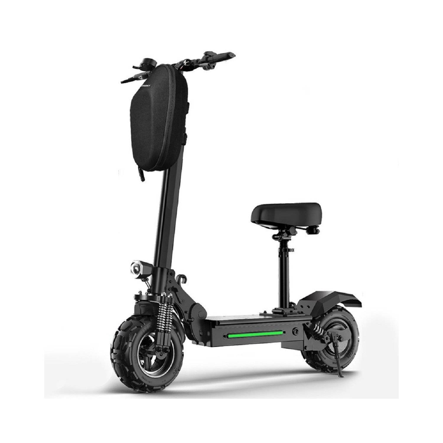 borsa da manubrio per scooter impermeabile borsa per scooter 4l nera (WSB1BK)-3