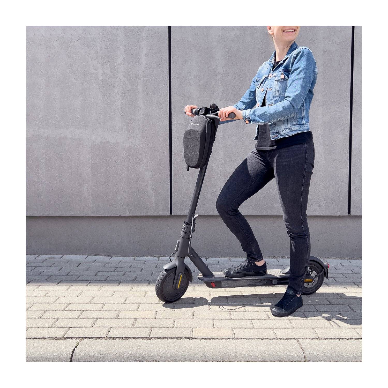 borsa da manubrio per scooter impermeabile borsa per scooter 4l nera (WSB1BK)-4