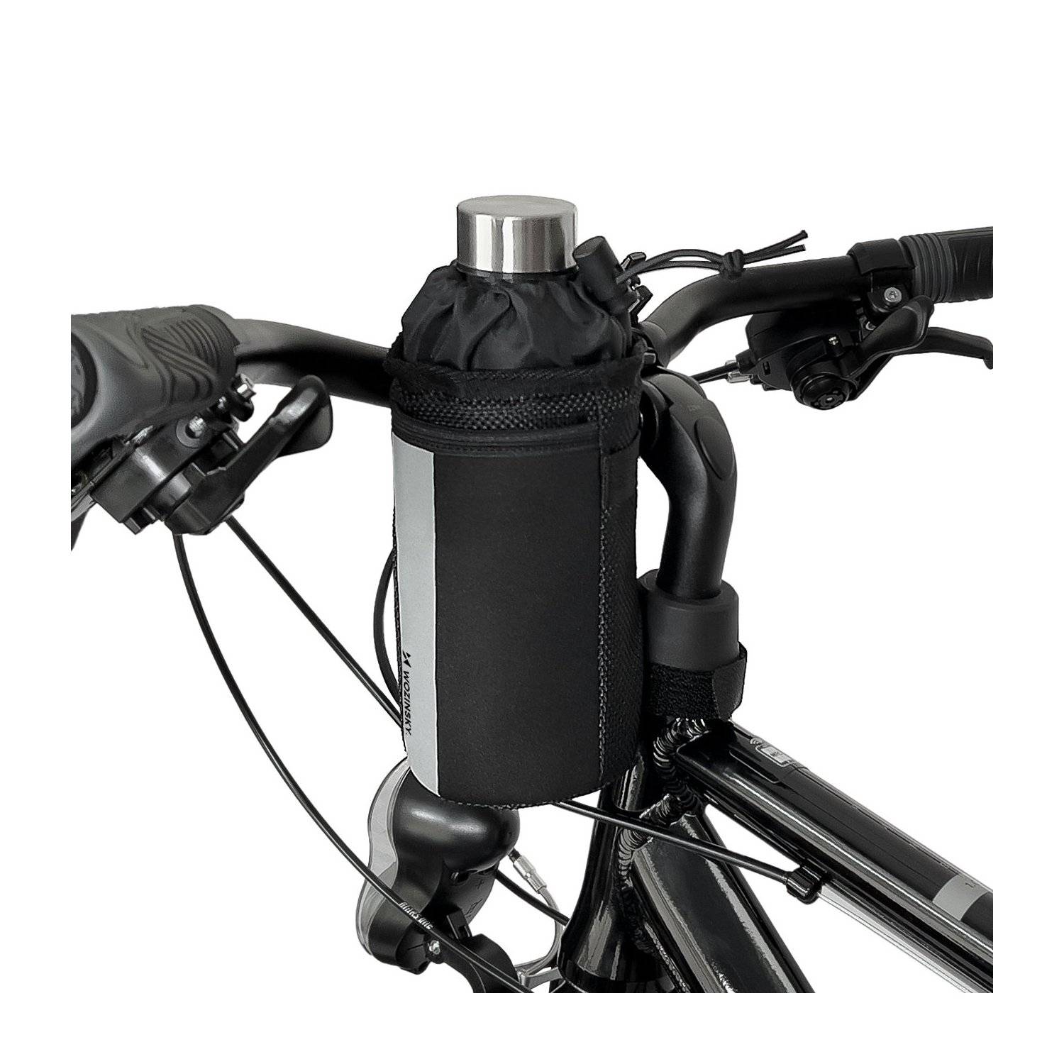 Borsa termica per borraccia per bici o scooter 1l nera (WBB29BK)-0