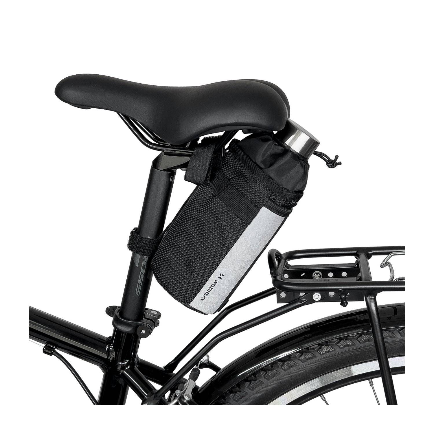 Borsa termica per borraccia per bici o scooter 1l nera (WBB29BK)-1