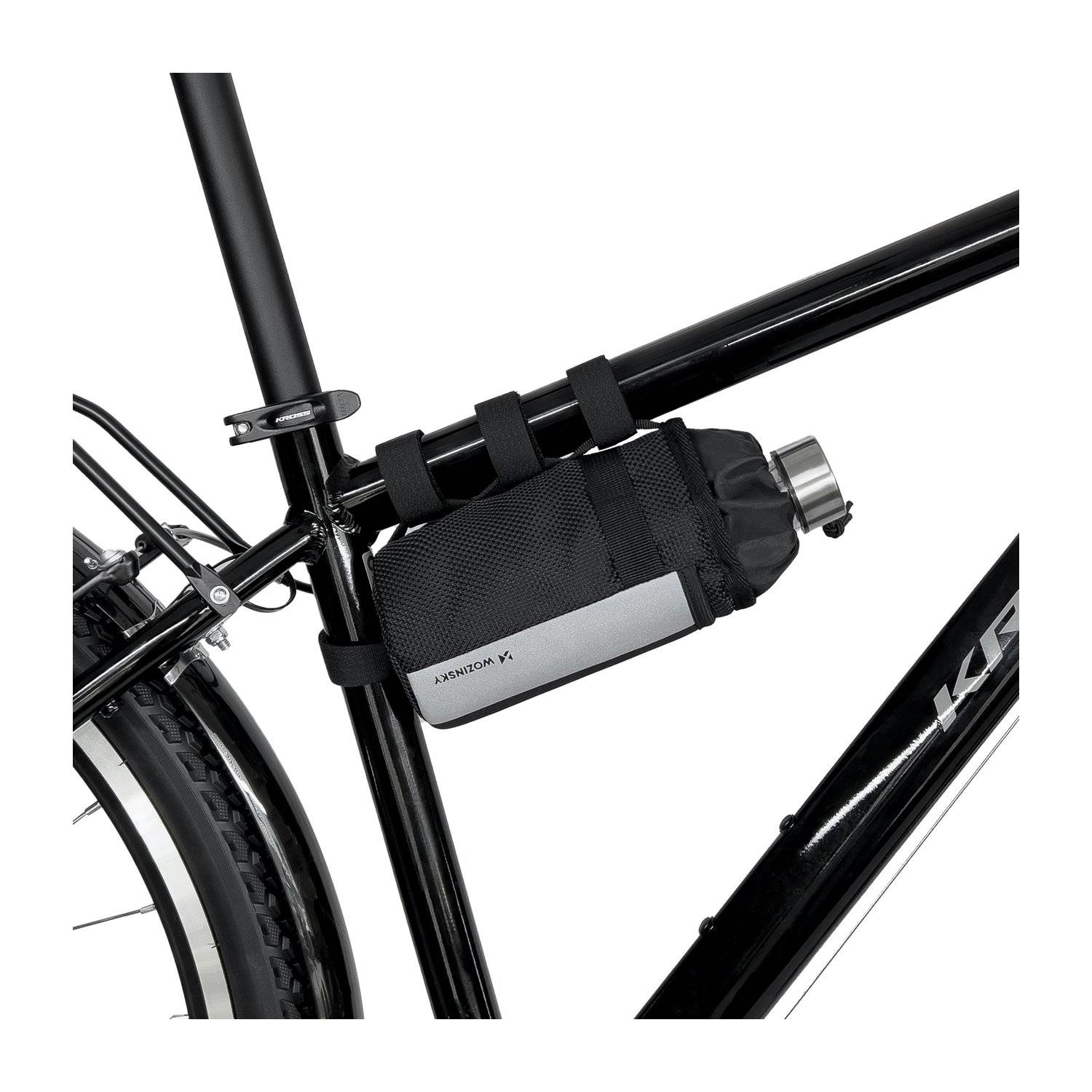 Borsa termica per borraccia per bici o scooter 1l nera (WBB29BK)-2