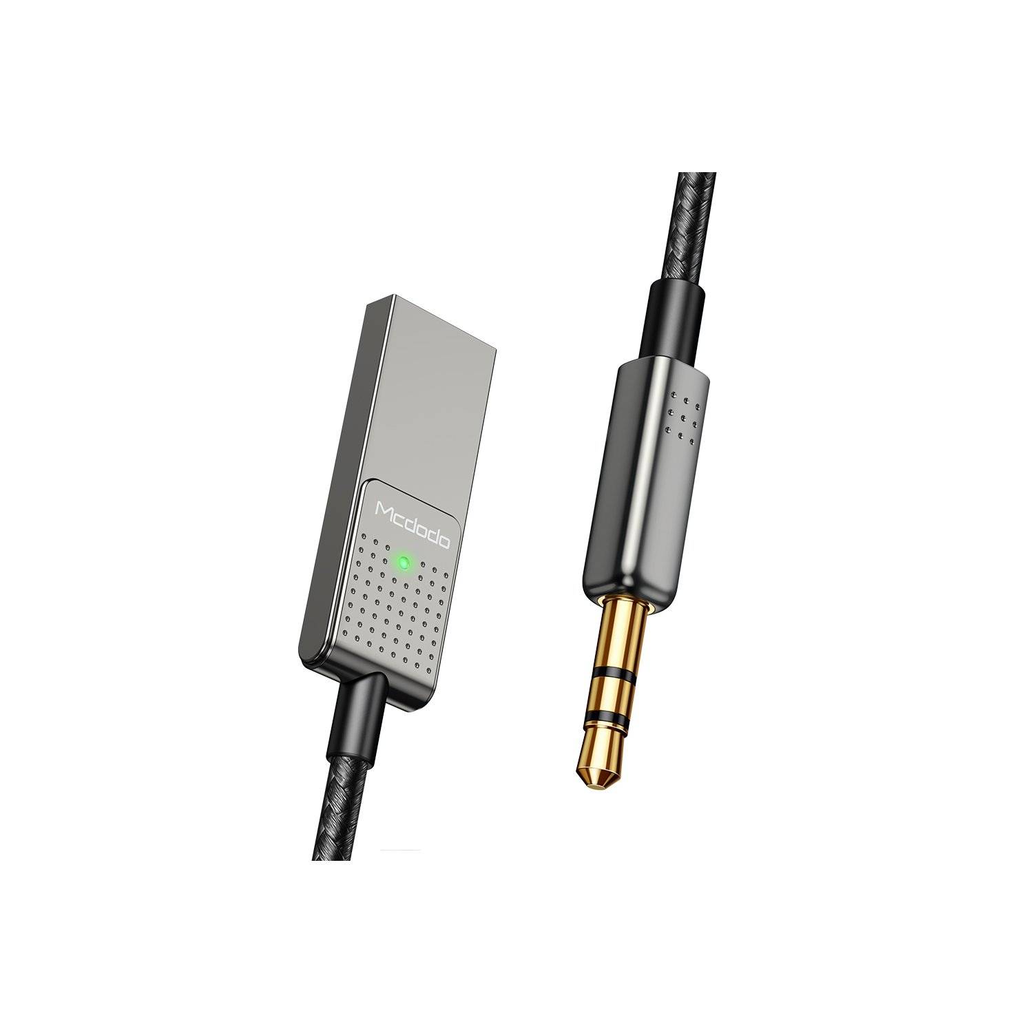 McDodo CA-8700 Cavo ricevitore wireless adattatore Bluetooth Aux da 1,7 m Cavo altoparlante Jack Aux da 3,5 mm-1