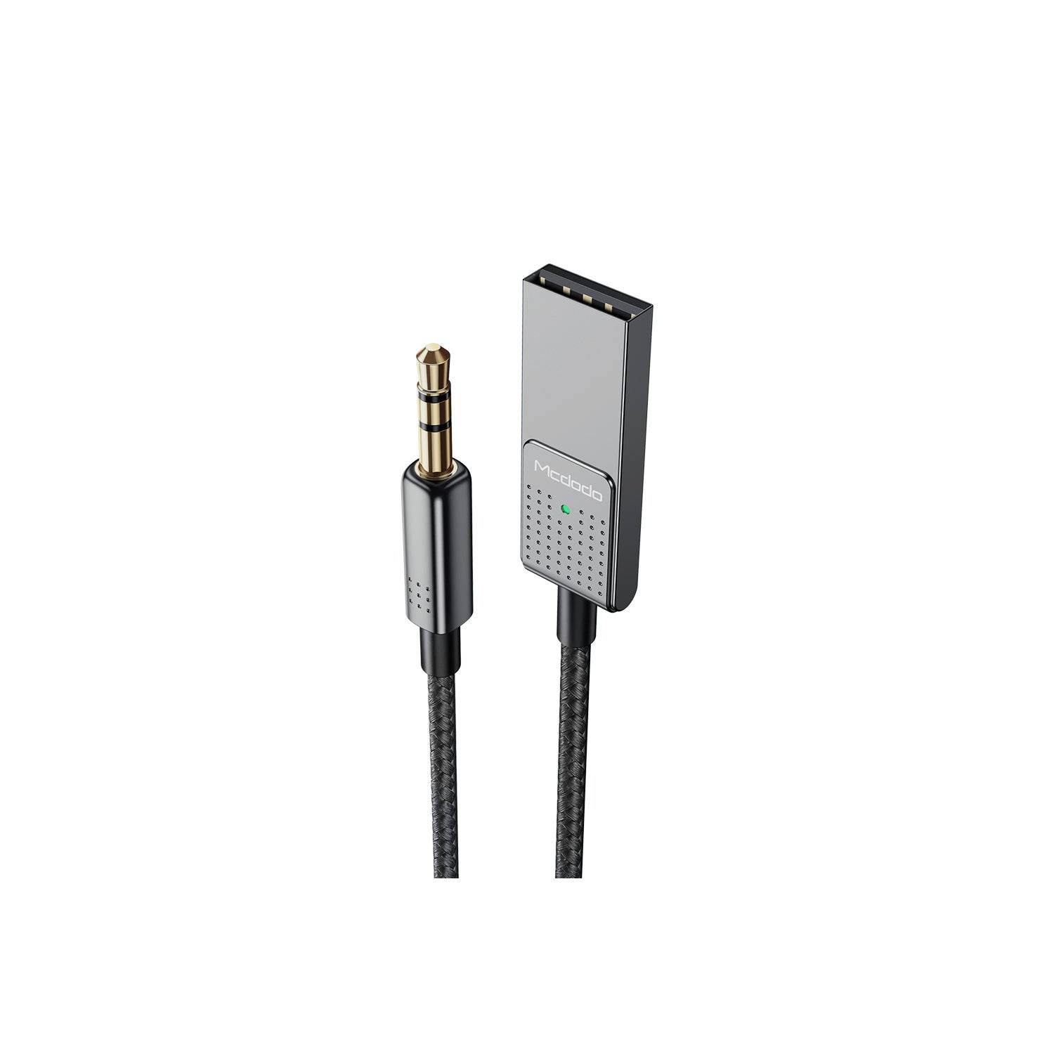 McDodo CA-8700 Cavo ricevitore wireless adattatore Bluetooth Aux da 1,7 m Cavo altoparlante Jack Aux da 3,5 mm-2