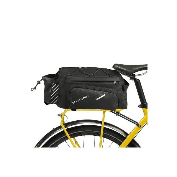 Borsa portabiciclette con tracolla da 9 litri (parapioggia inclusa) nera