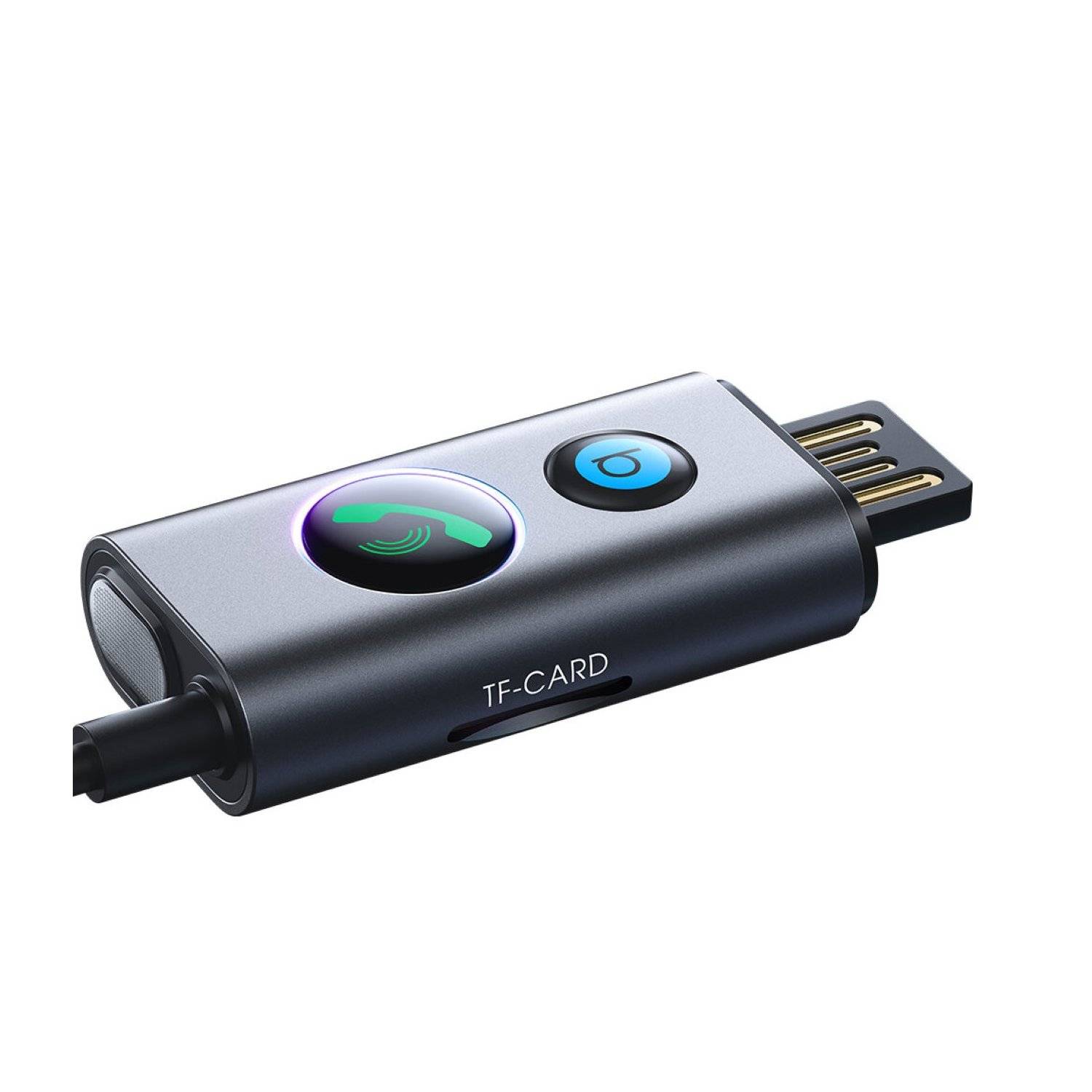 Ricevitore wireless per auto JR-CB7 tecnologia Bluetooth - Grigio 100 cm con LED-1
