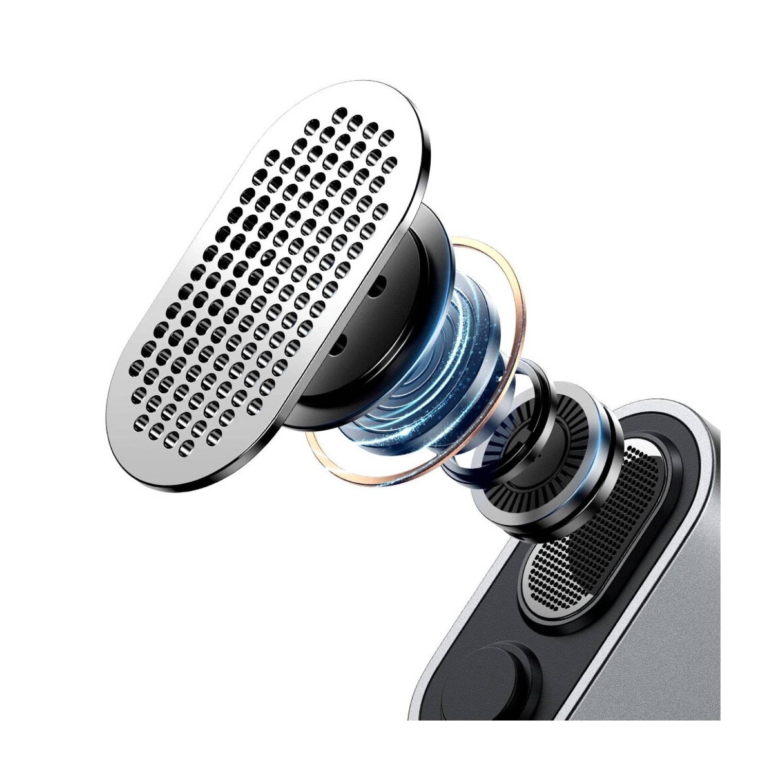 Ricevitore wireless per auto JR-CB7 tecnologia Bluetooth - Grigio 100 cm con LED-2