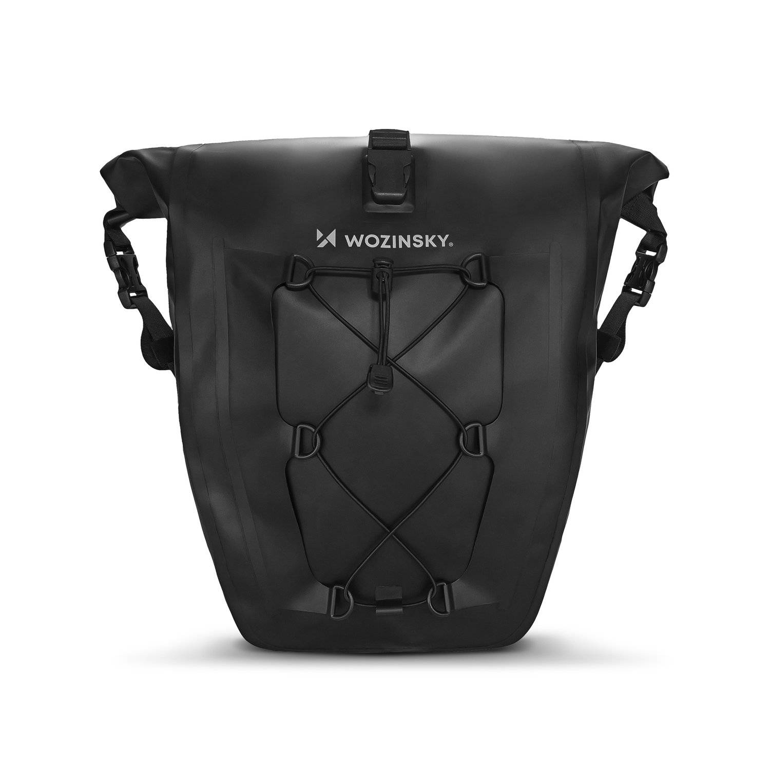 Borsa da bici impermeabile Borsa da bauletto Borsa da viaggio 25l nera-0