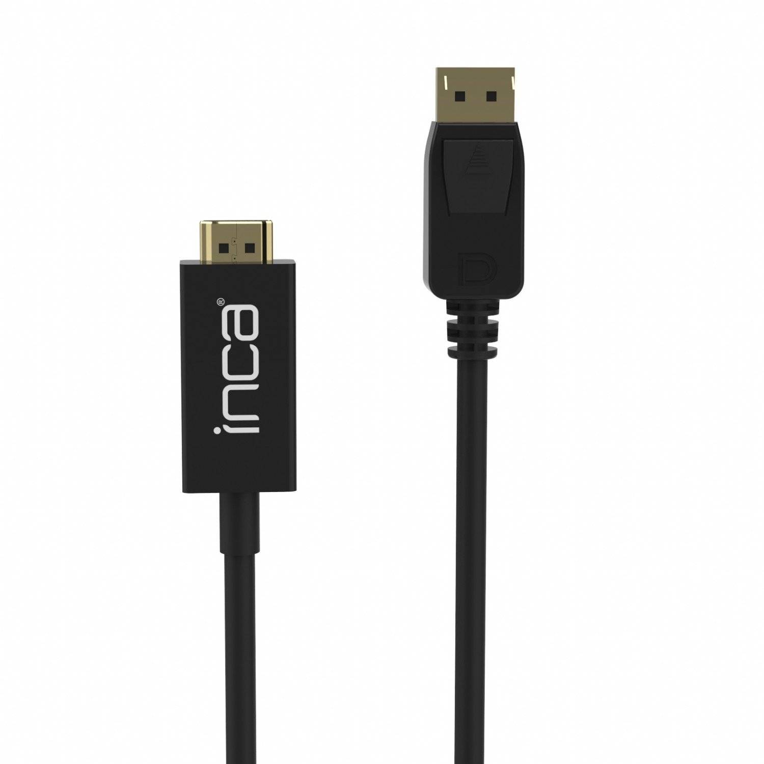 Connessione Inca ad alta definizione: cavo da DisplayPort a HDMI da 1,8 m per risoluzione 4K (30 Hz), nero-1