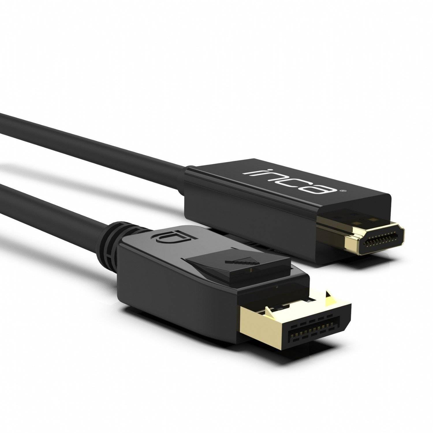 Connessione Inca ad alta definizione: cavo da DisplayPort a HDMI da 1,8 m per risoluzione 4K (30 Hz), nero-3