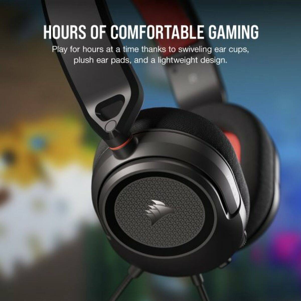 Auricolari con Microfono Corsair HS35 v2 Azzurro-1