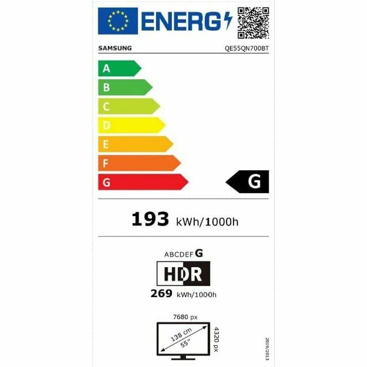 Samsung Series 7 QE55QN700BT 139,7 cm (55") 8K Ultra HD Smart TV Wi-Fi Acciaio inossidabile-1