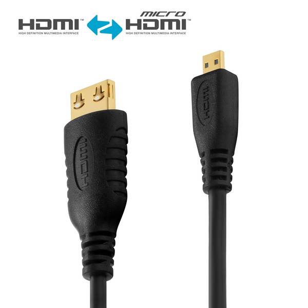 PureLink PI1300-015 - Micro-HDMI - HDMI - Männlich/männlich - Gold - Schwarz - Kupfer (PI1300-015)