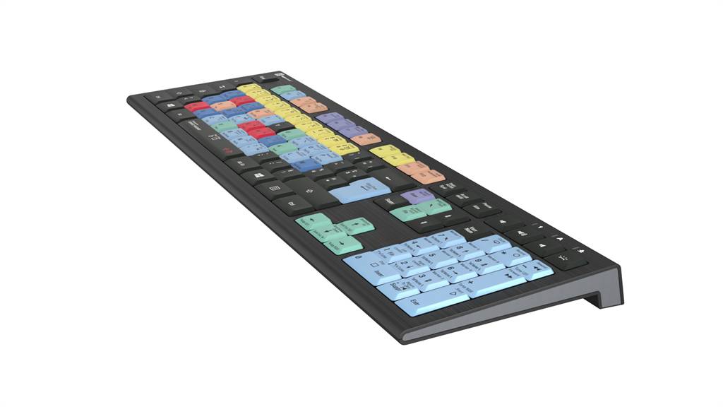 Logickeyboard LKB-CBASE-A2PC-FR Tastatur USB AZERTY Französisch Schwarz (LKB-CBASE-A2PC-FR)-1