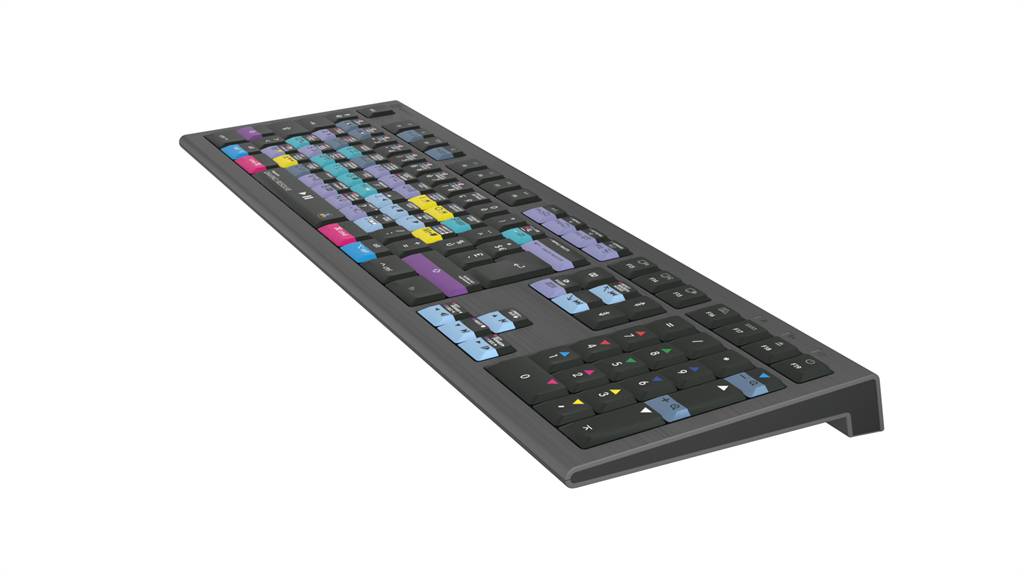 Logickeyboard ASTRA 2 Tastatur USB AZERTY Englisch Schwarz (LKB-RESB-A2M-FR)-2