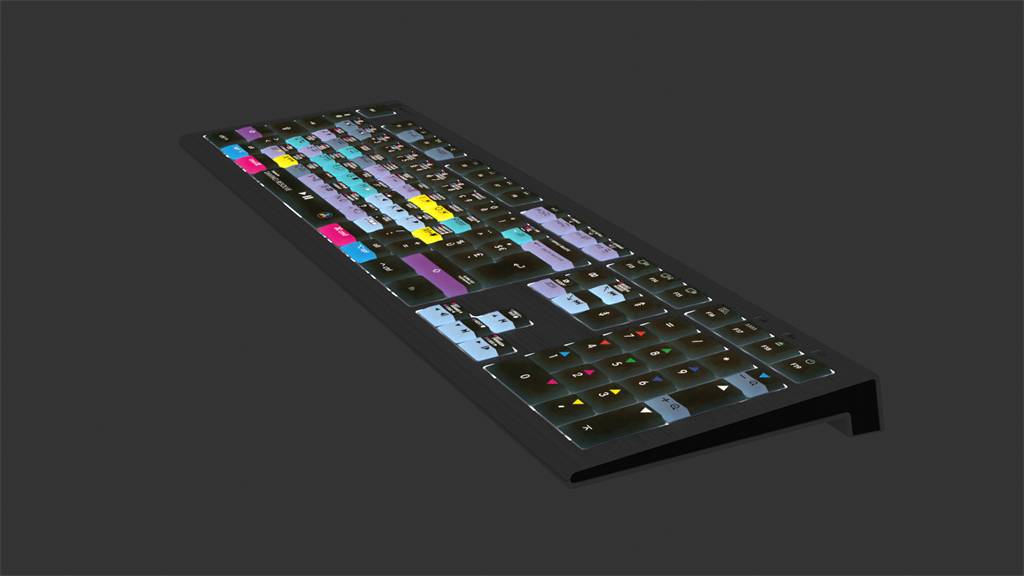 Logickeyboard ASTRA 2 Tastatur USB AZERTY Englisch Schwarz (LKB-RESB-A2M-FR)-3