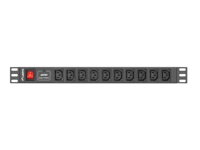 Ciabatta Multipresa Lanberg PDU-10I-0200-IEC-BK Nero-2