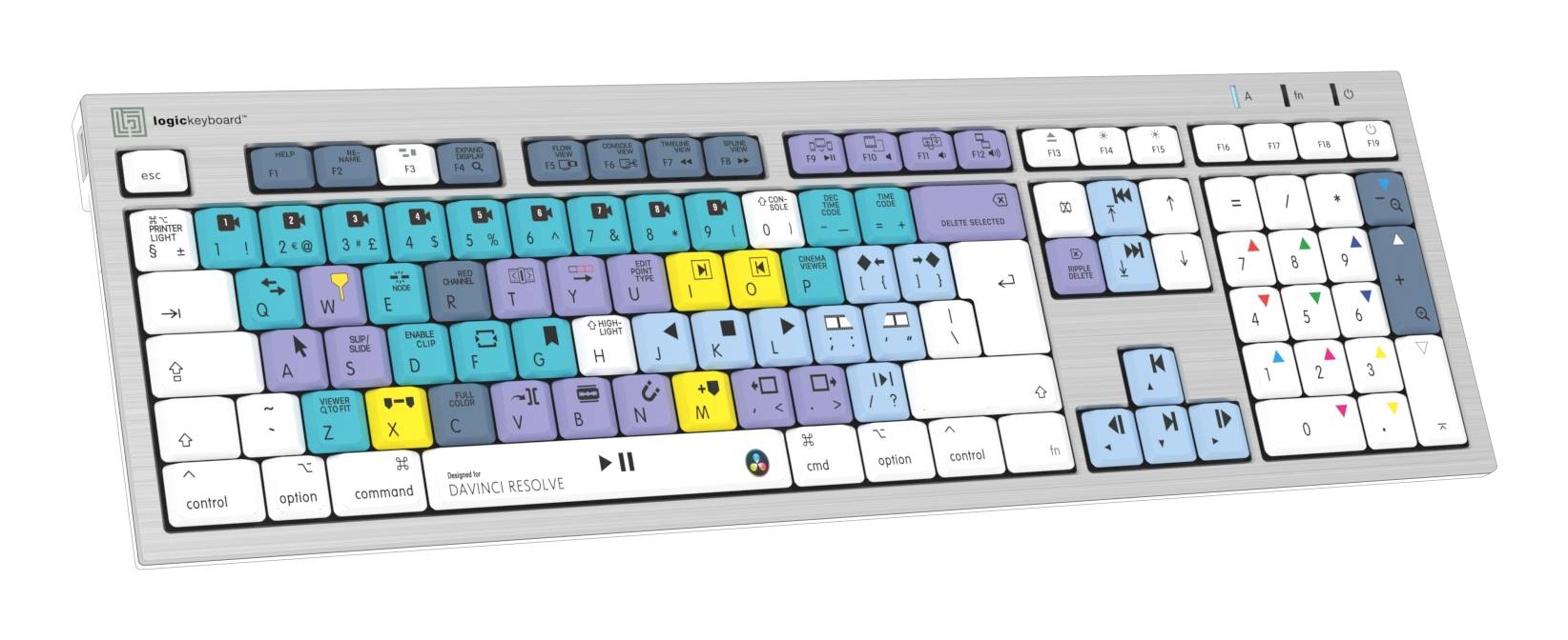 LogicKeyboard Davinci Resolve Classic ALBA UK (Mac) (LKB-RESC-CWMU-UK)-1