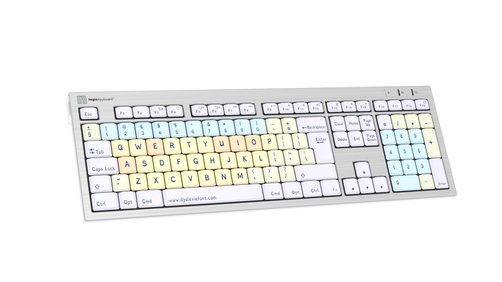 LogicKeyboard Dyslexie Keyboard ALBA UK (MAC) (LKB-DYSLEX-CWMU-UK)-1