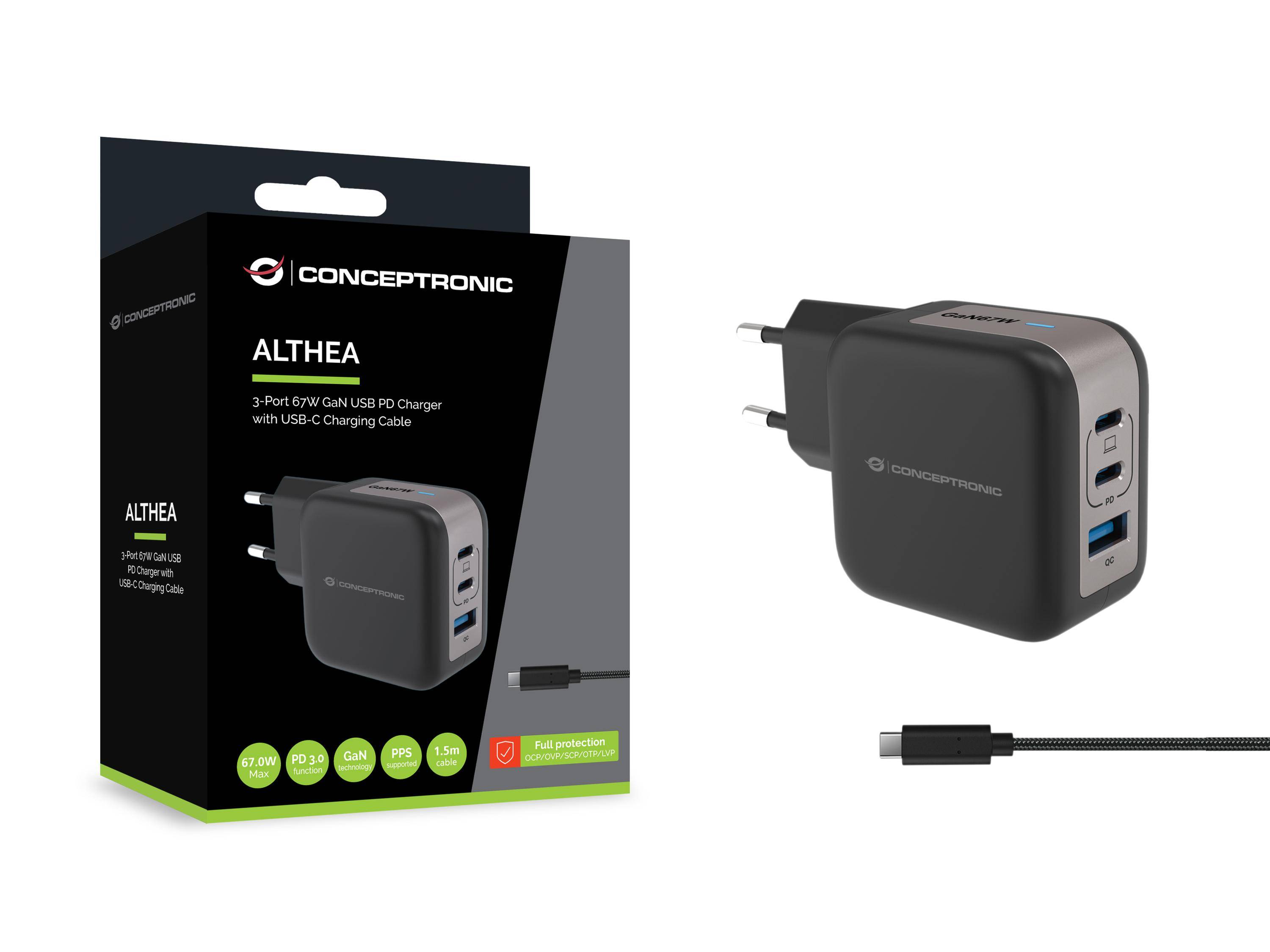 3-PORT 67W GAN USB PD CHARGER-2