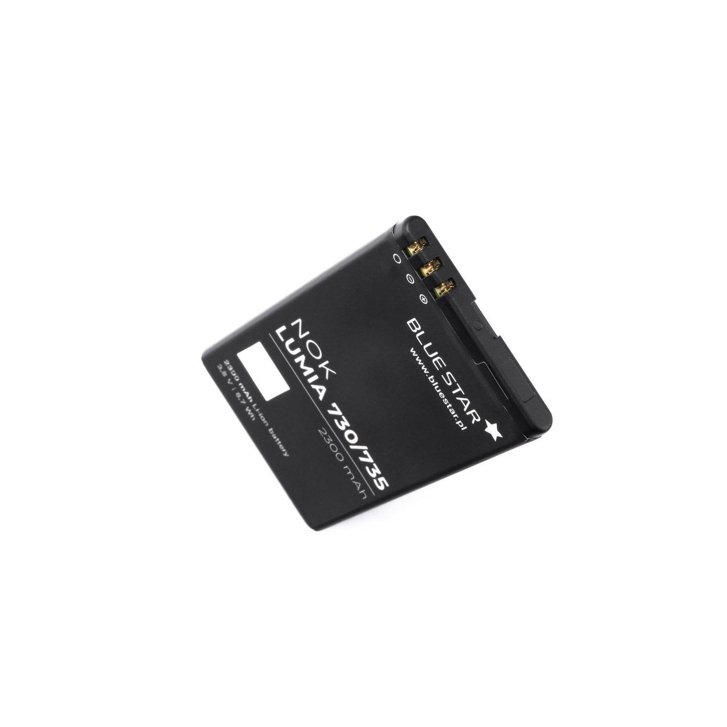 Batteria di ricambio compatibile con Nokia Lumia 730 Batteria sostitutiva da 2300 mAh Accu Nokia BV-T5A-1