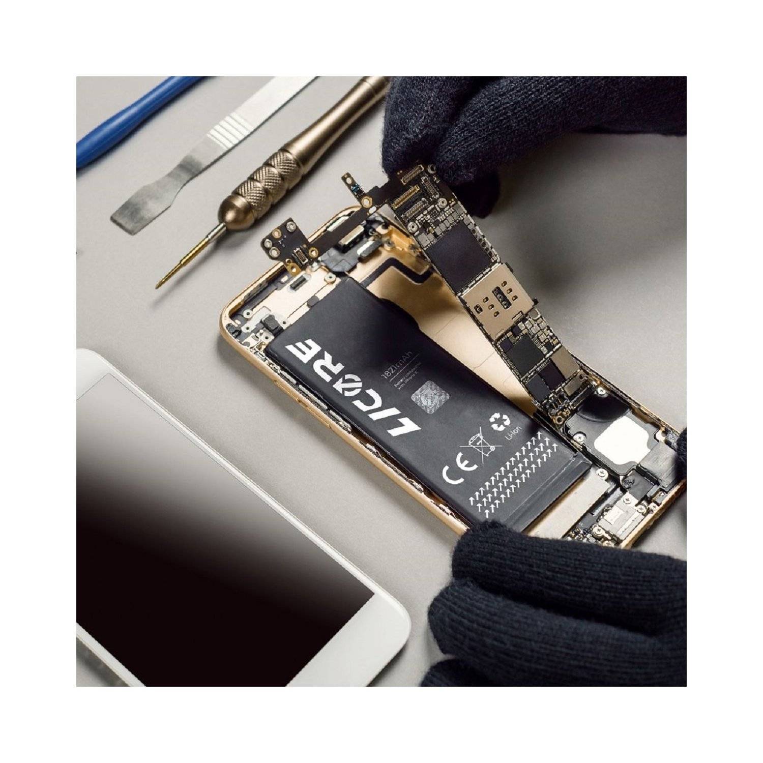 Sostituzione batteria Licore compatibile con batteria di ricambio Li-lon da 2227 mAh per iPhone 12 Mini-3