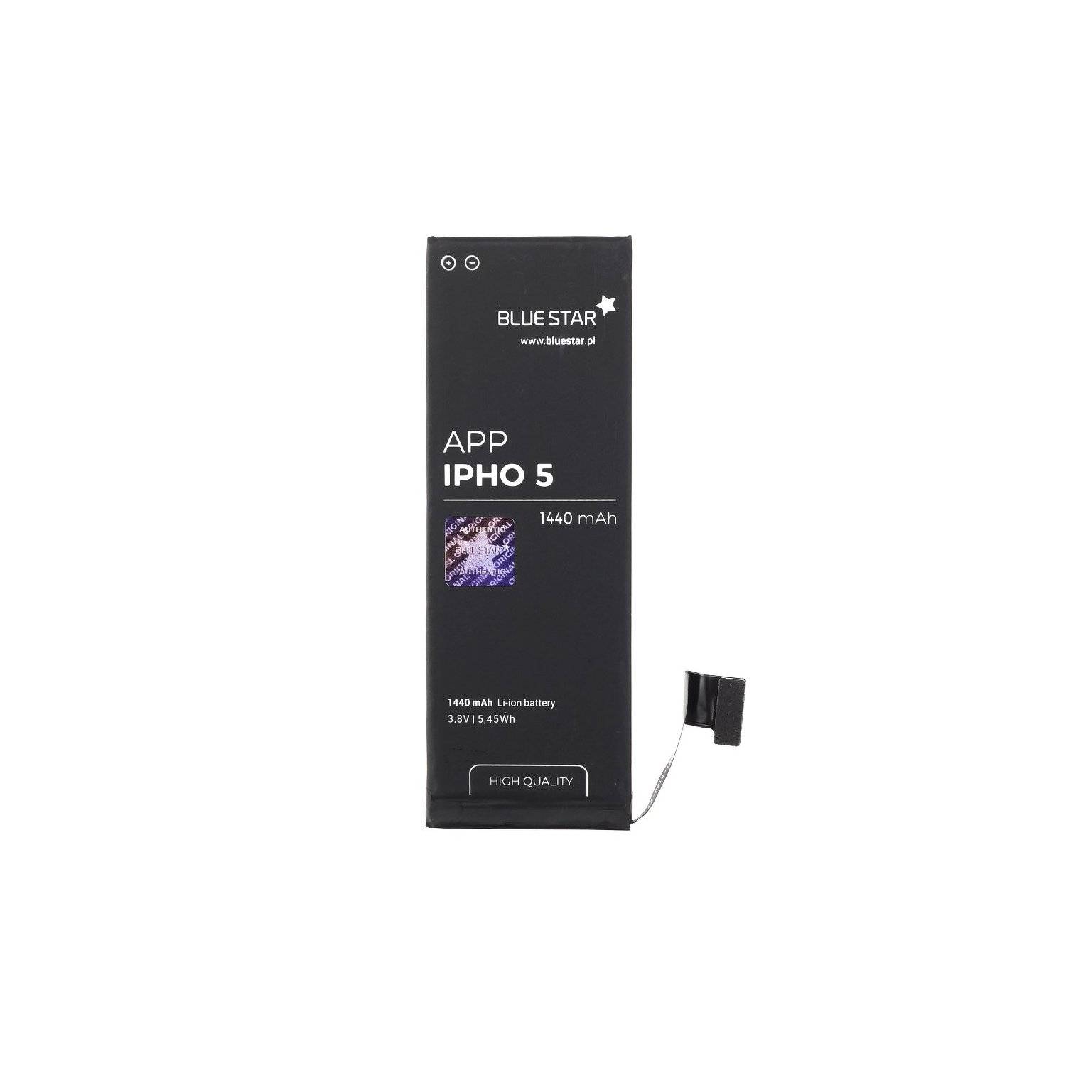 Batteria di ricambio compatibile con iPhone 5 1440 mAh batteria di ricambio per cellulare Accu APN 616-0613-0
