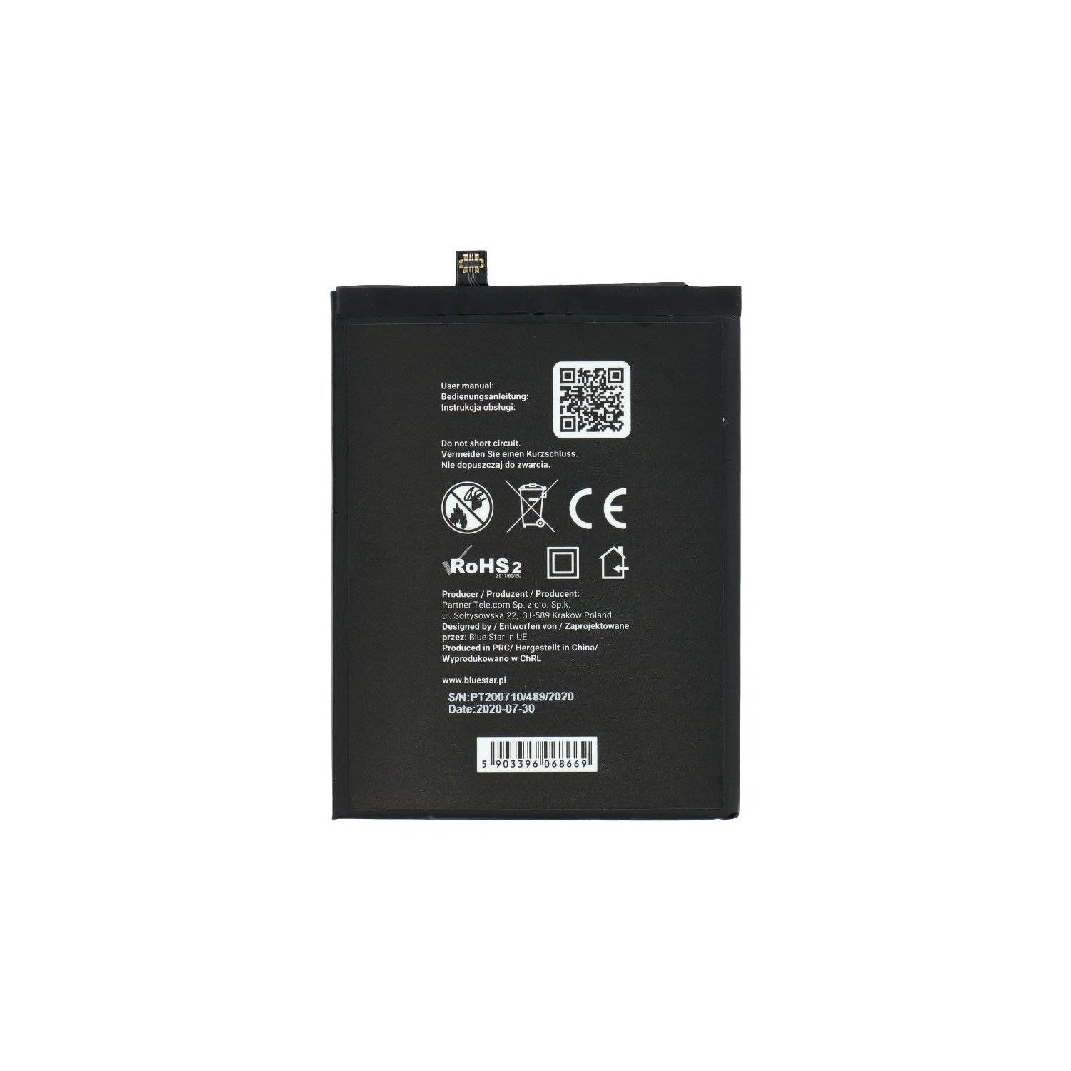 Batteria sostitutiva Bluestar compatibile con HUAWEI MATE 10 LITE 3900mAh Batteria sostitutiva Li-lon Accu HB356687ECW-1