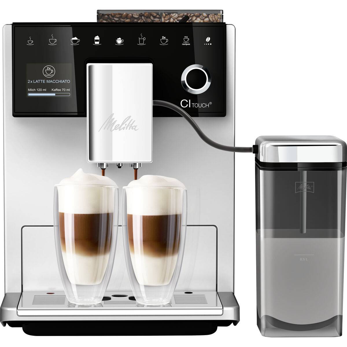 CI Touch Silver Espresso Machine F630-11-1