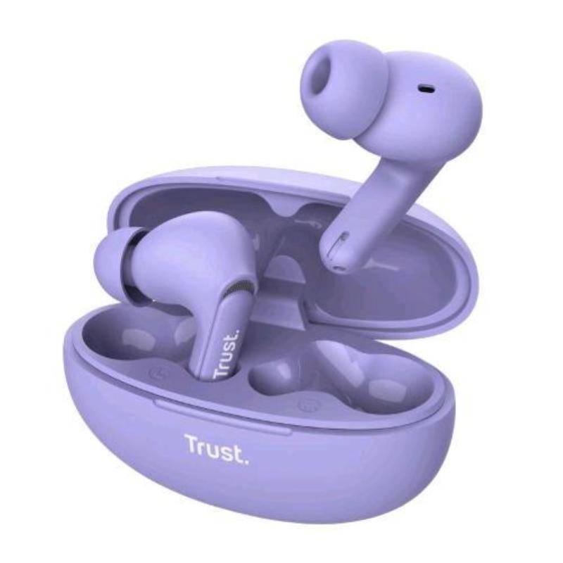Trust Yavi Auricolare True Wireless Stereo (TWS) In-ear Musica e Chiamate USB tipo-C Bluetooth Viola-0