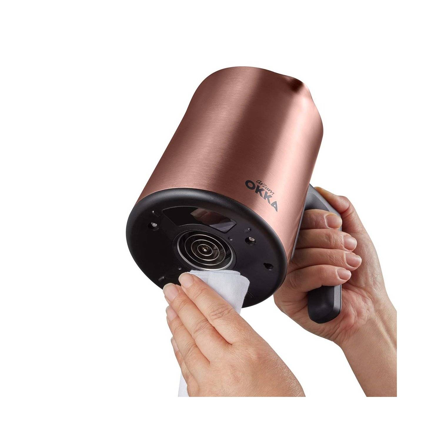 Arzum OKKA RICH SPIN M Caffettiera turca, caffettiera in acciaio inox 700W bronzo-4