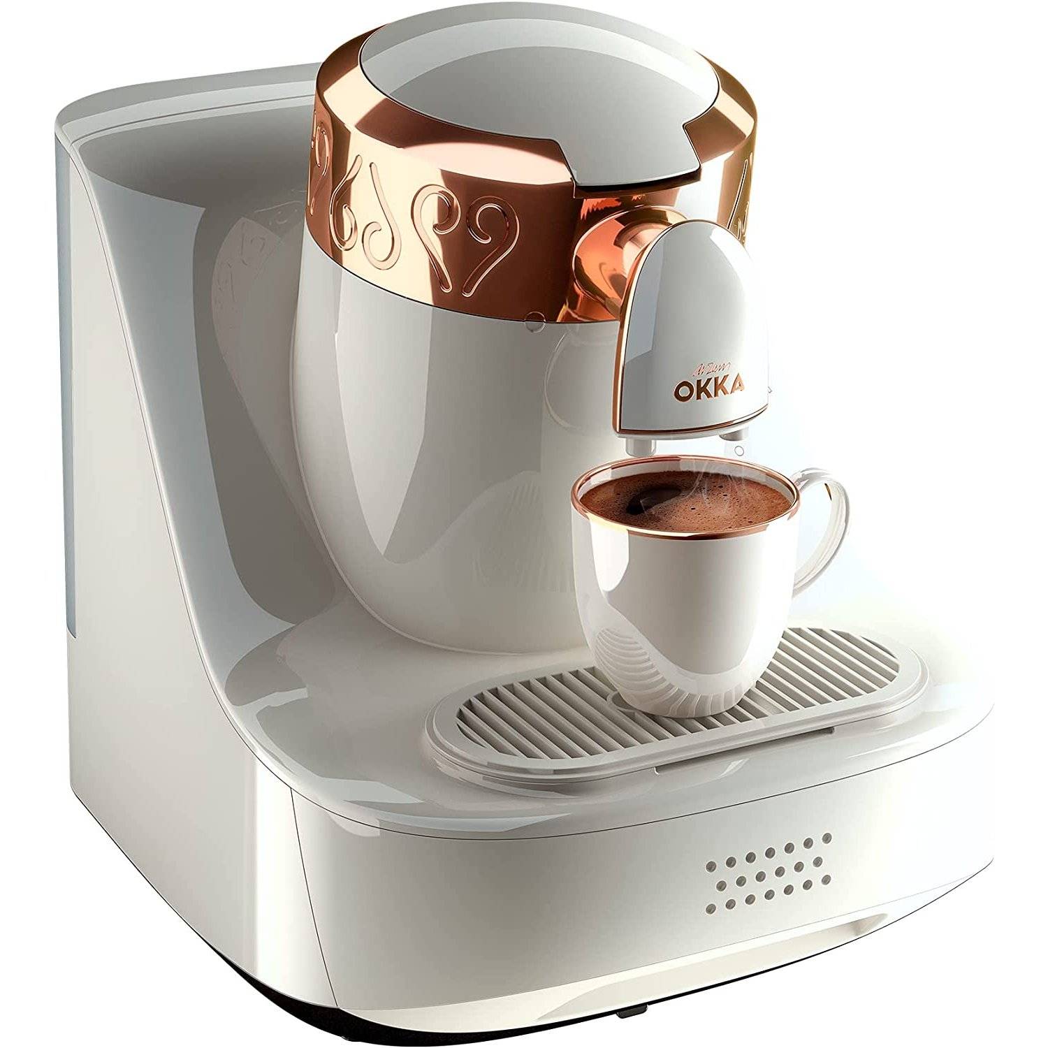 ARZUM OK001 - 0,95 l - Caffè macinato - 700 W - Oro - Bianco-1