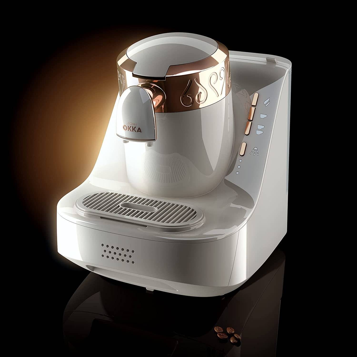 ARZUM OK001 - 0,95 l - Caffè macinato - 700 W - Oro - Bianco-3