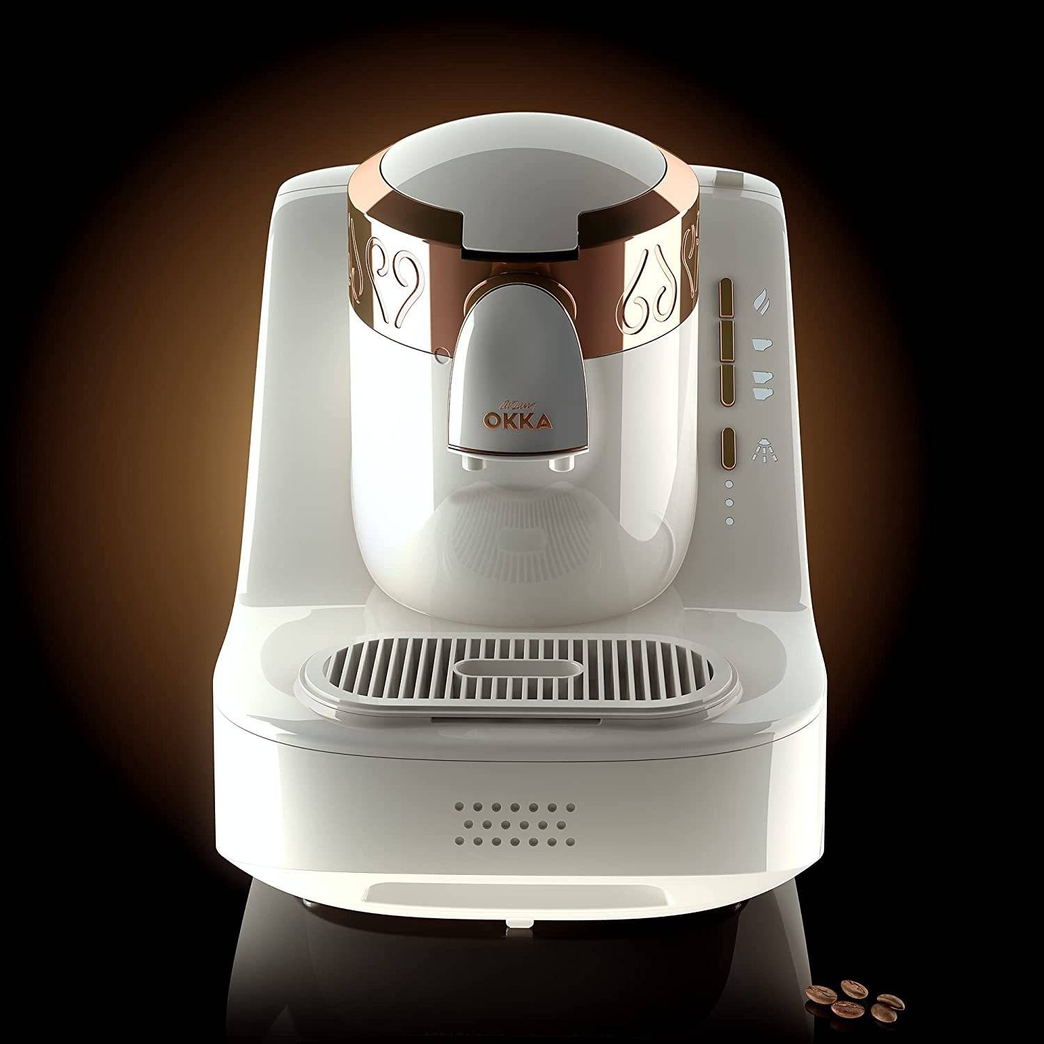 ARZUM OK001 - 0,95 l - Caffè macinato - 700 W - Oro - Bianco-4