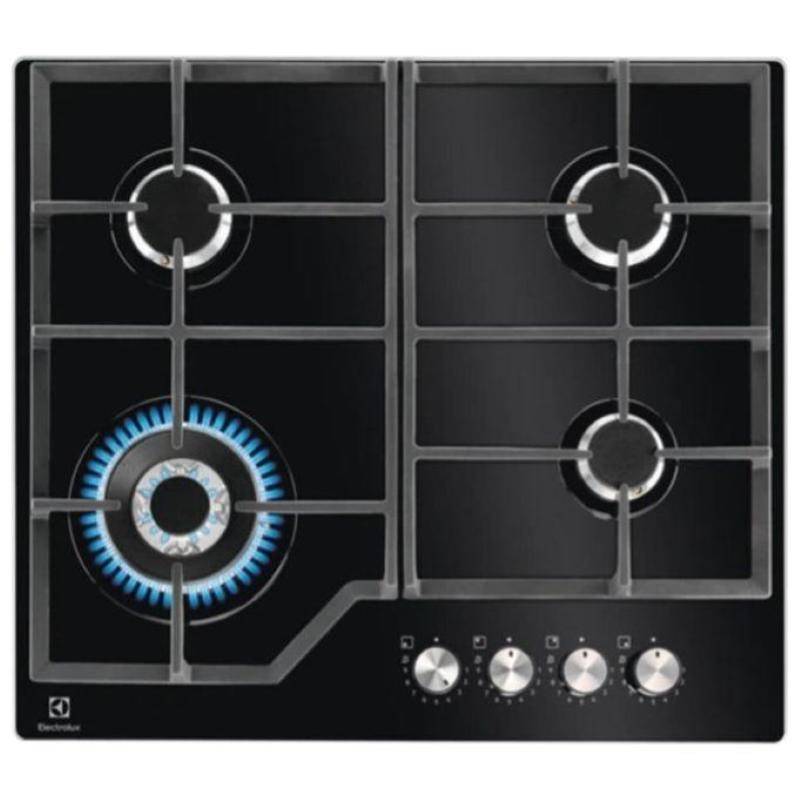 Electrolux KGG64362K piano cottura Nero Da incasso 60 cm Gas 4 Fornelli-0