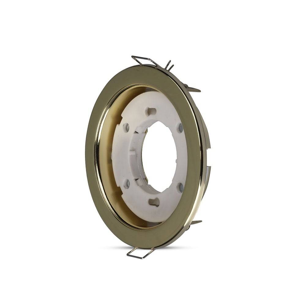 V-TAC Portafaretto LED da Incasso Rotondo GX53 Colore Oro-0