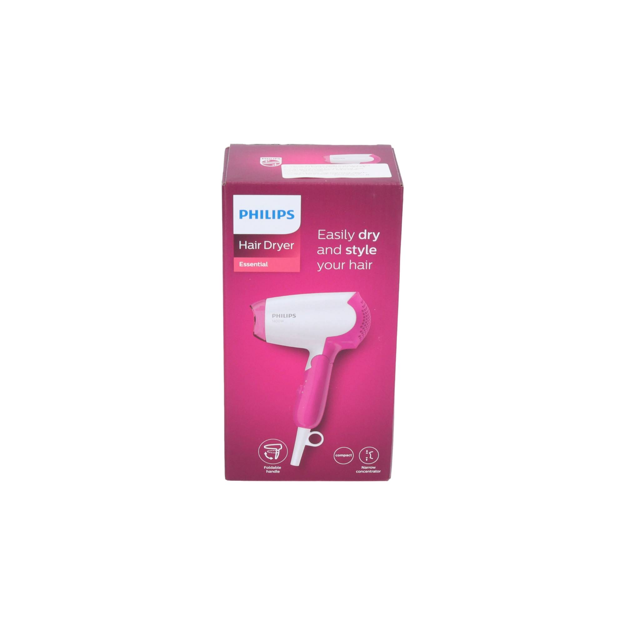 Philips DryCare BHD003/00 Asciugacapelli Phon 1400 W Rosa Bianco-0