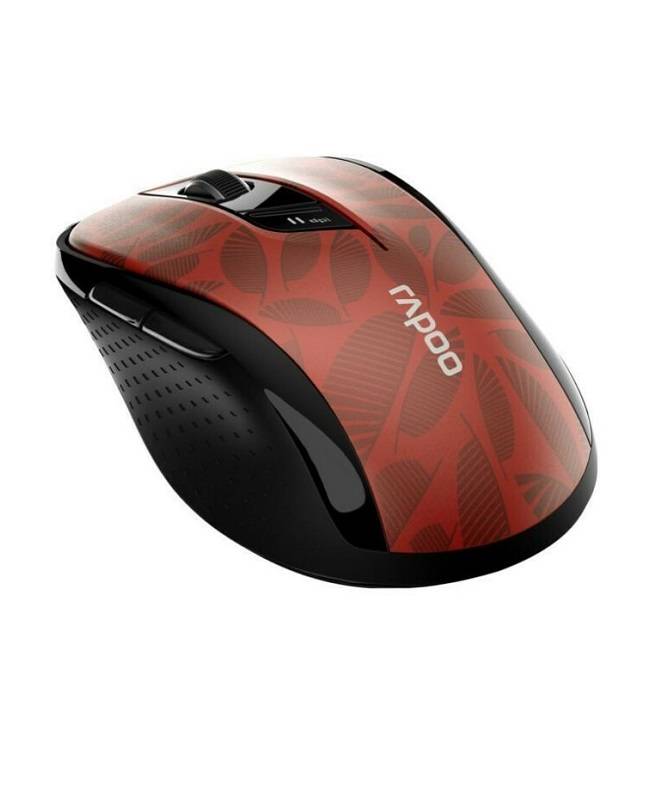 Rapoo M500 - Maus - optisch - 7 Tasten - kabellos - 2,4 GHz, Bluetooth 4,0, Bluetooth 3.0 - kabelloser Empfänger (USB) --0