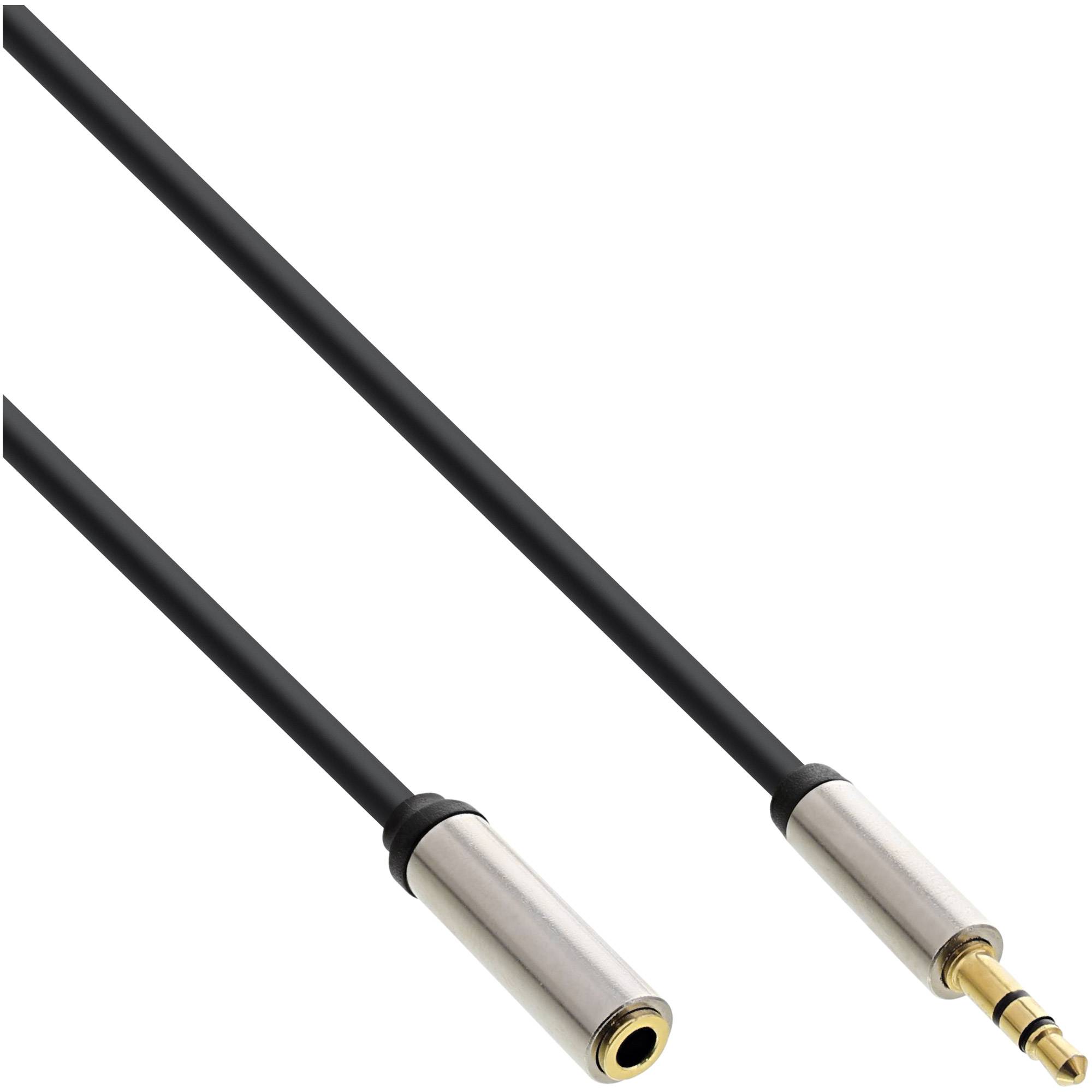 InLine Slim Audio Kabel Klinke 3,5mm ST/BU - Stereo - 10m-0