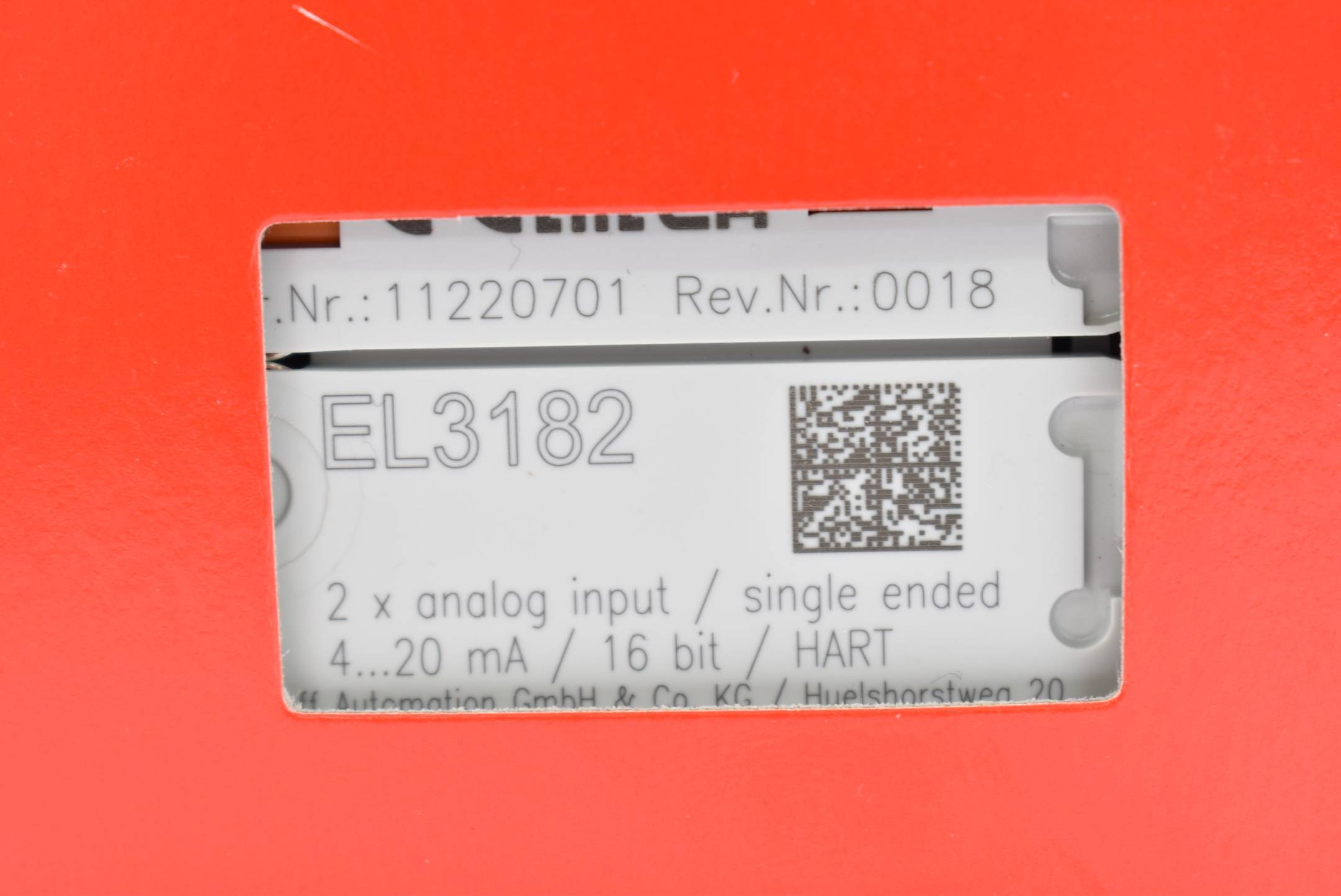 Beckhoff - EL3182 - Beckhoff EL3182-1