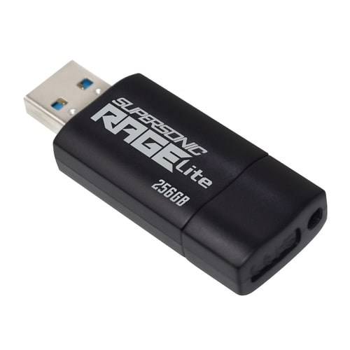 Flashdrive PATRIOT Rage Lite 1TB 120 MB/S USB 3.2 einziehbar Schwarz (PEF1TBRLB32U) (PEF1TBRLB32U)-2