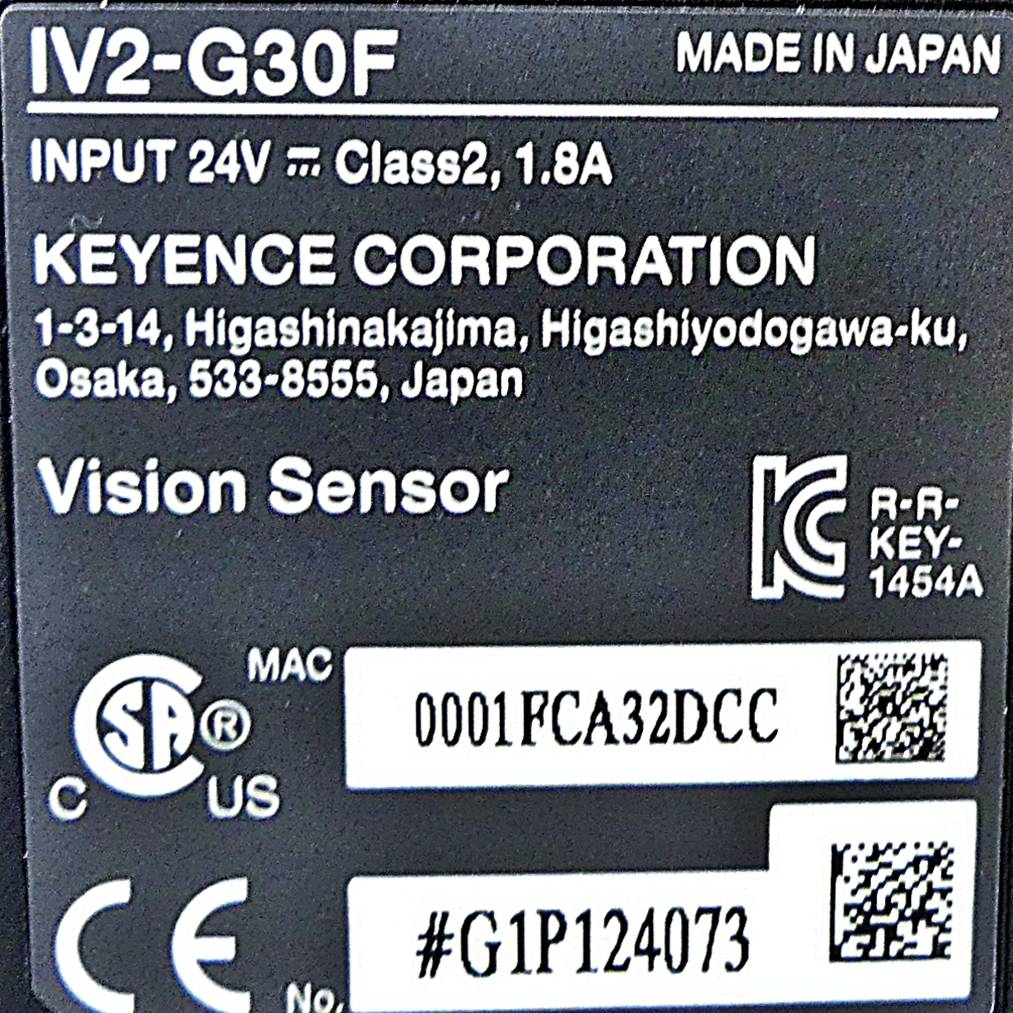 KEYENCE - IV2G30F KEYENCE-1