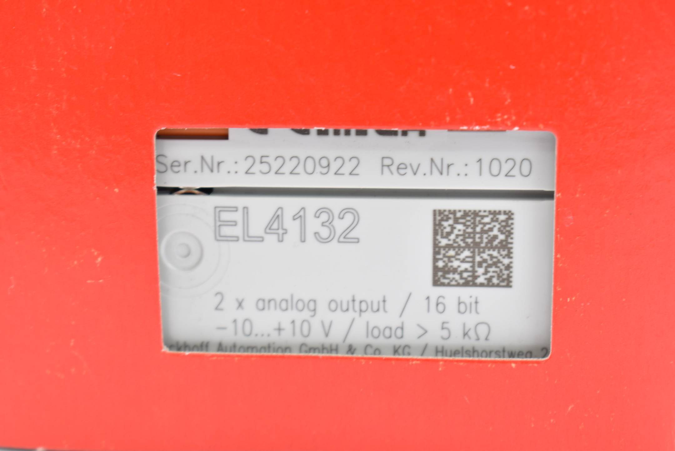 Beckhoff - EL4132 - Beckhoff EL4132-2